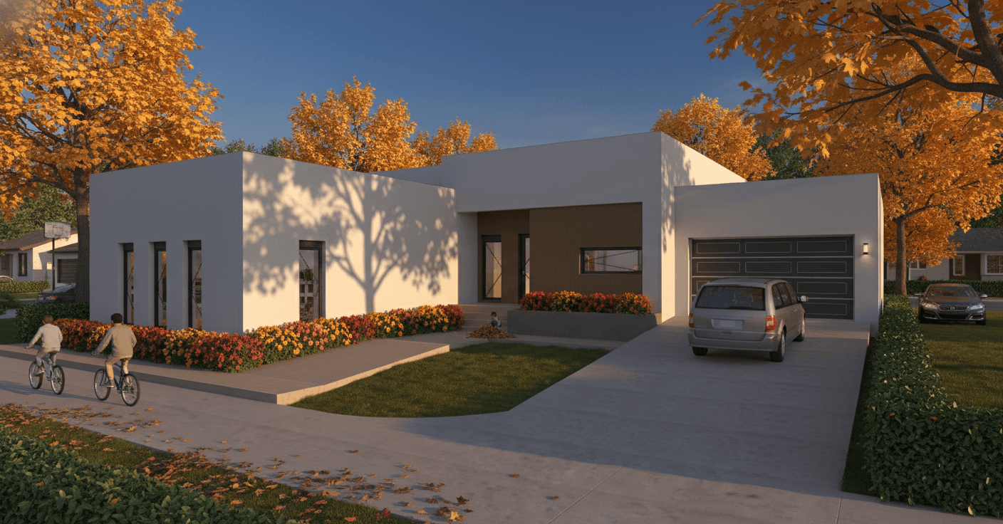 American Suburbia style